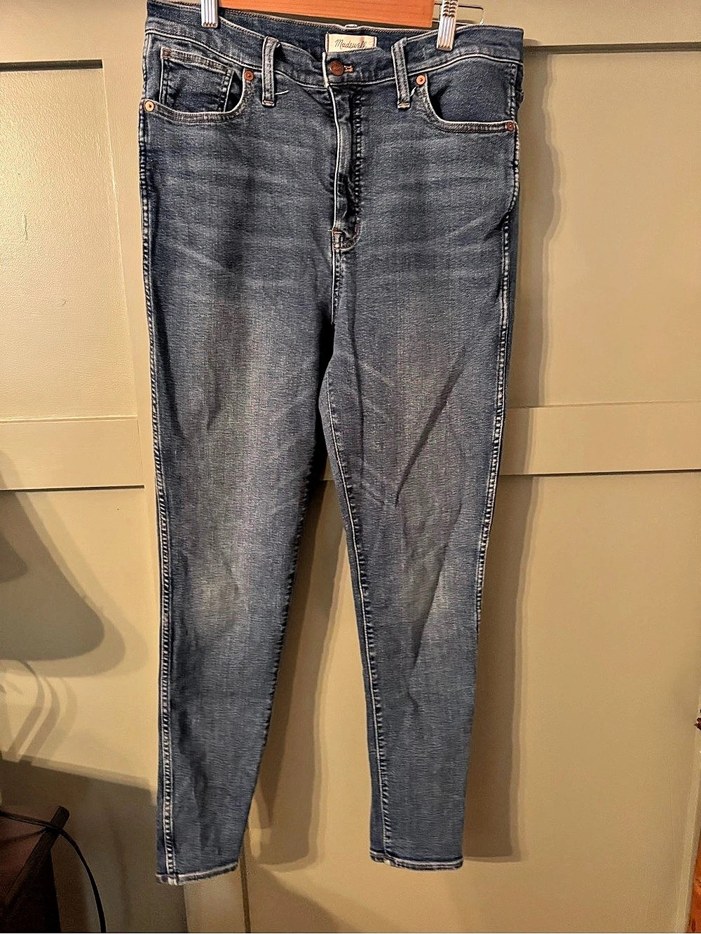 Madewell 10" High-Rise Skinny High-Rise Skinny Jeans Blue Waist 32